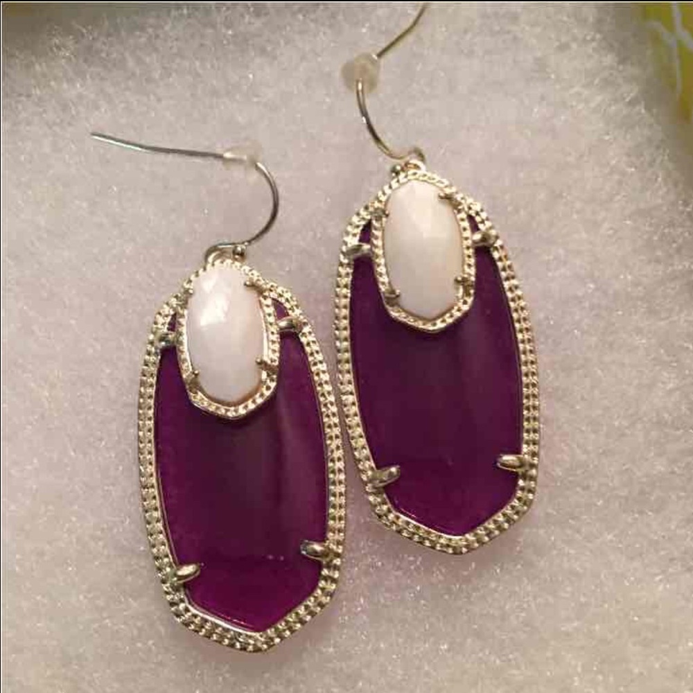 Kendra Scott two tone earrings💕